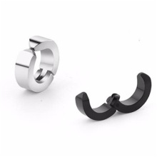 Shangjie OEM Titanium steel unisex earrings rings earrings fashion 2021 silver hoop earrings